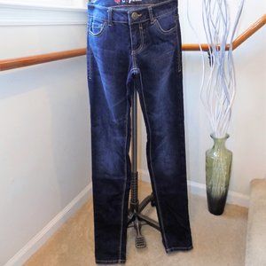 C. PINK Dark Denim Stretch Skinny Jeans Size 1